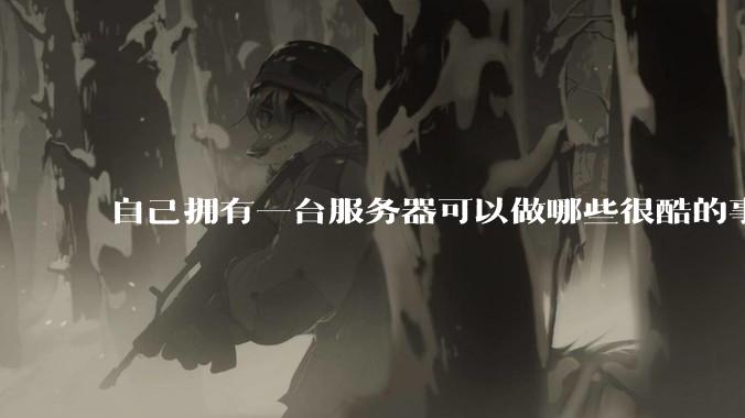 自己拥有一台服务器可以做哪些很酷的事情？